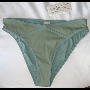 L Space Fanning Bikini Bottom